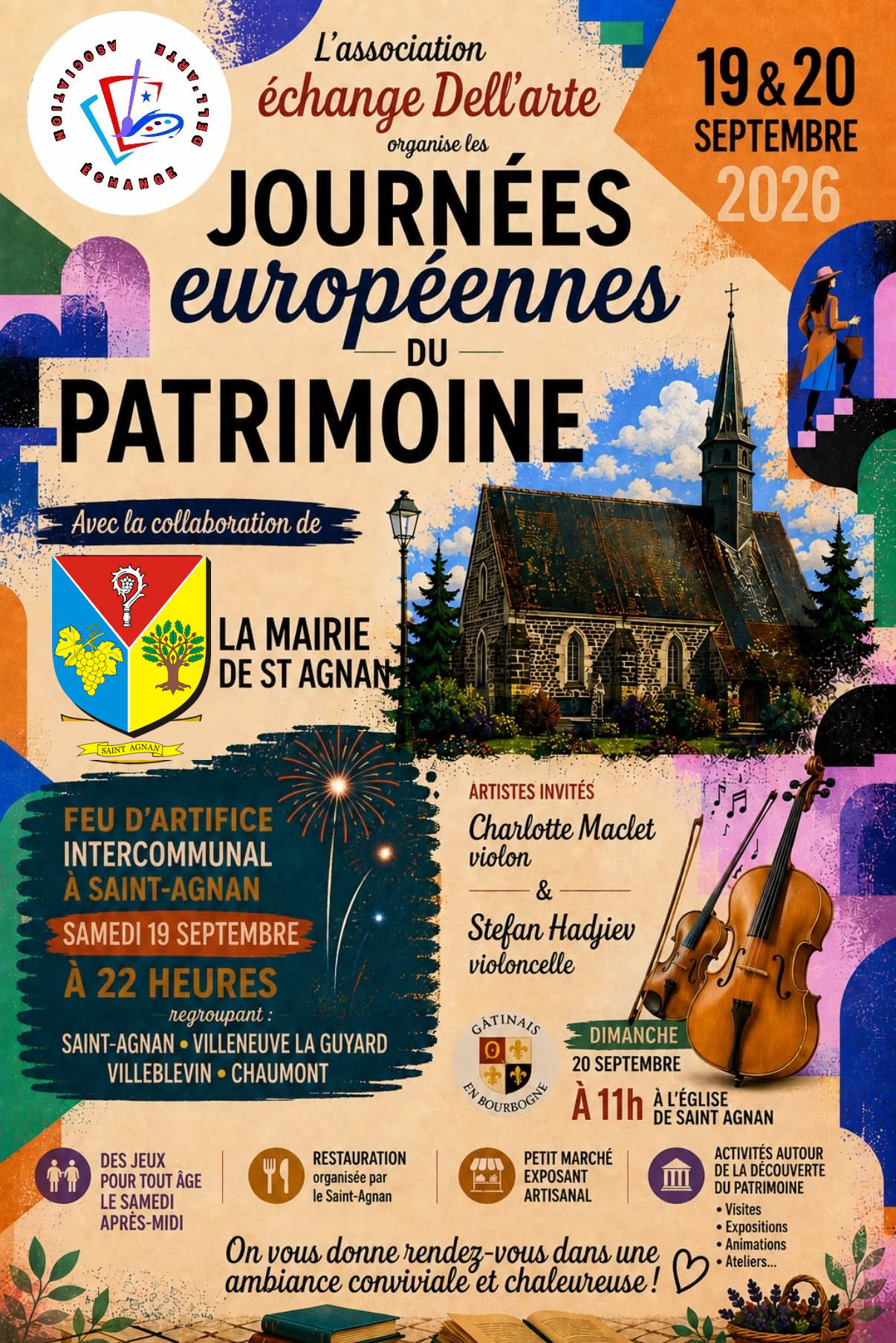 Journées européennes du patrimoine - le programme à Saint-Agnan