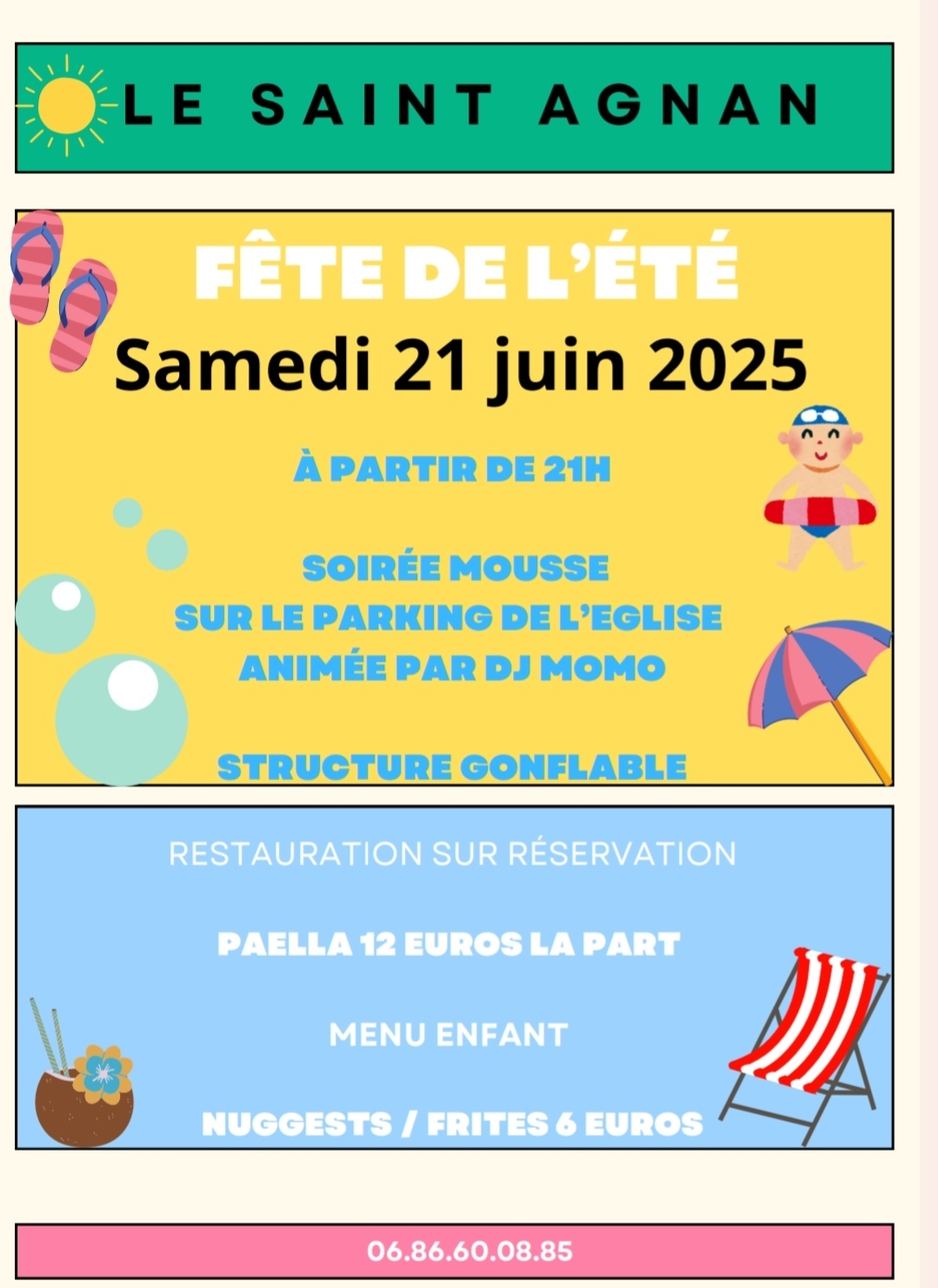 FÊTE DE L'ÉTÉ LE 21 JUIN