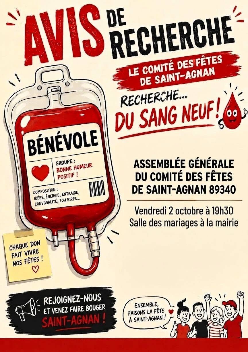 Assemblée générale Comité des Fêtes