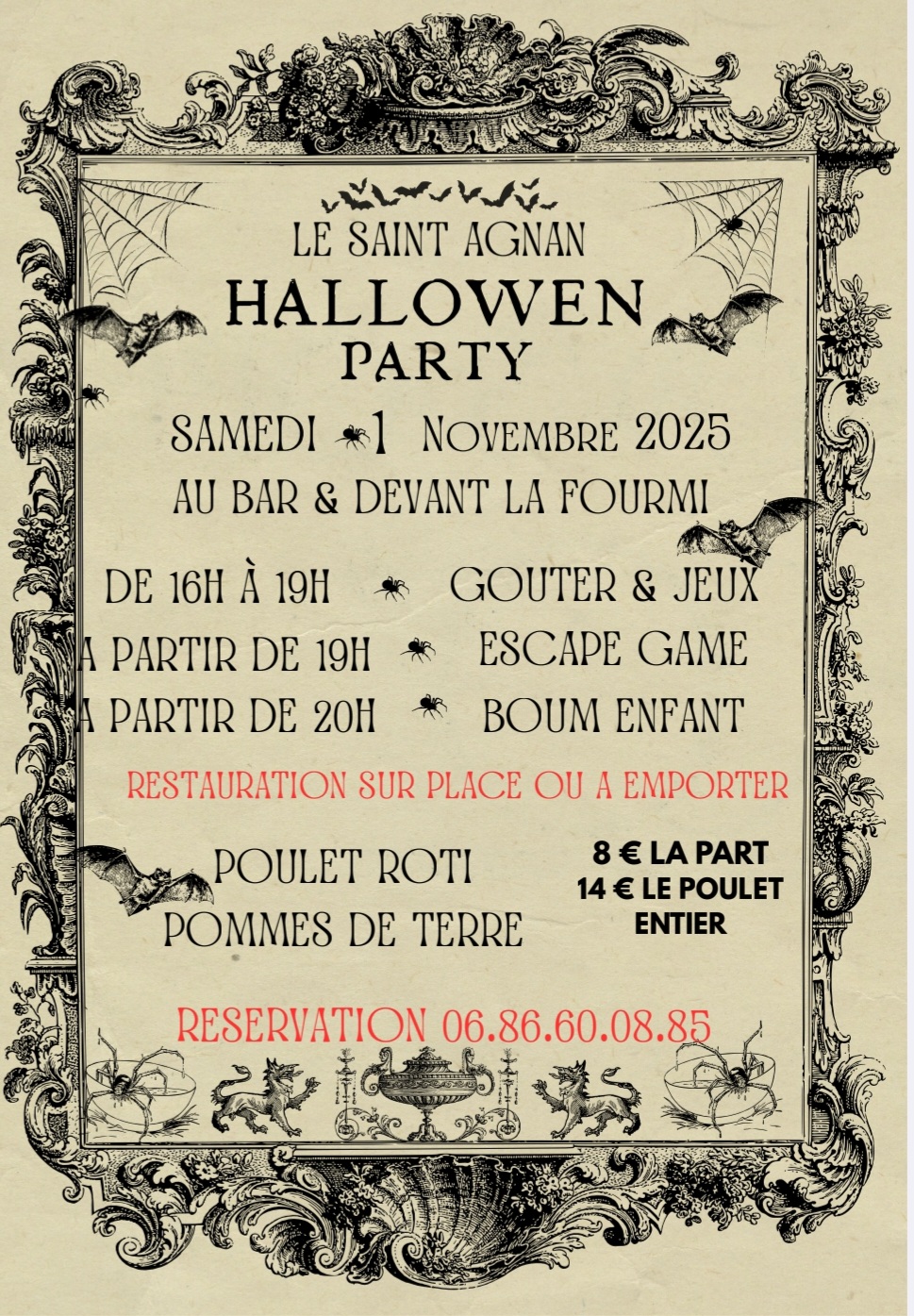 HALLOWEEN À SAINT-AGNAN LE 1er NOVEMBRE À PARTIR DE 16H00